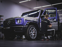 Снятие пленки с авто